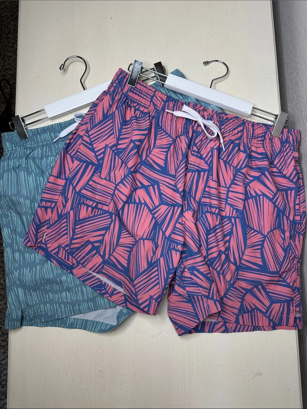 Set of 2 Men's Bearbottom Stretch Swim Trunks Size Large 5.5